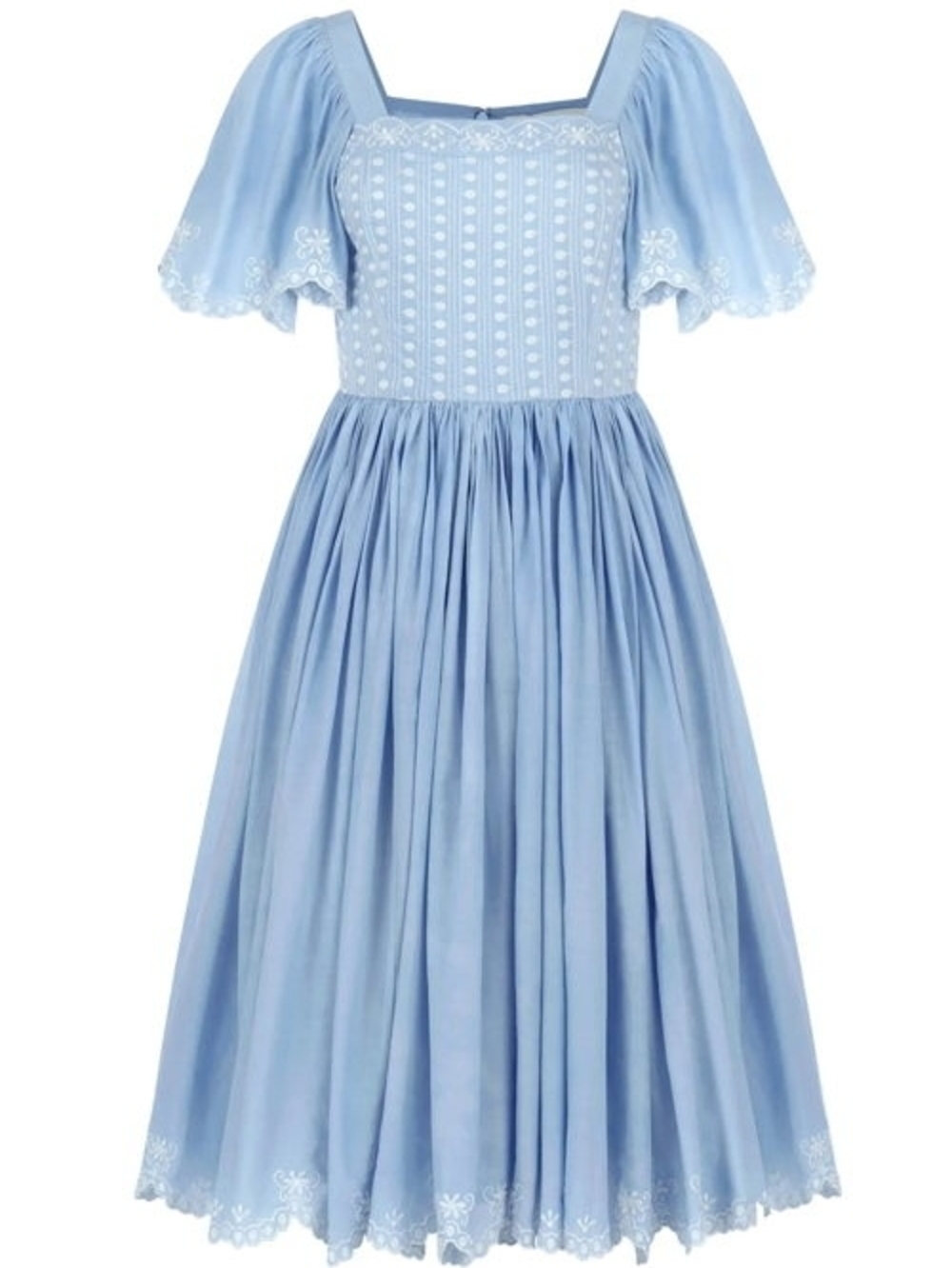 JessaKae Lila Powder Blue Midi Dress
